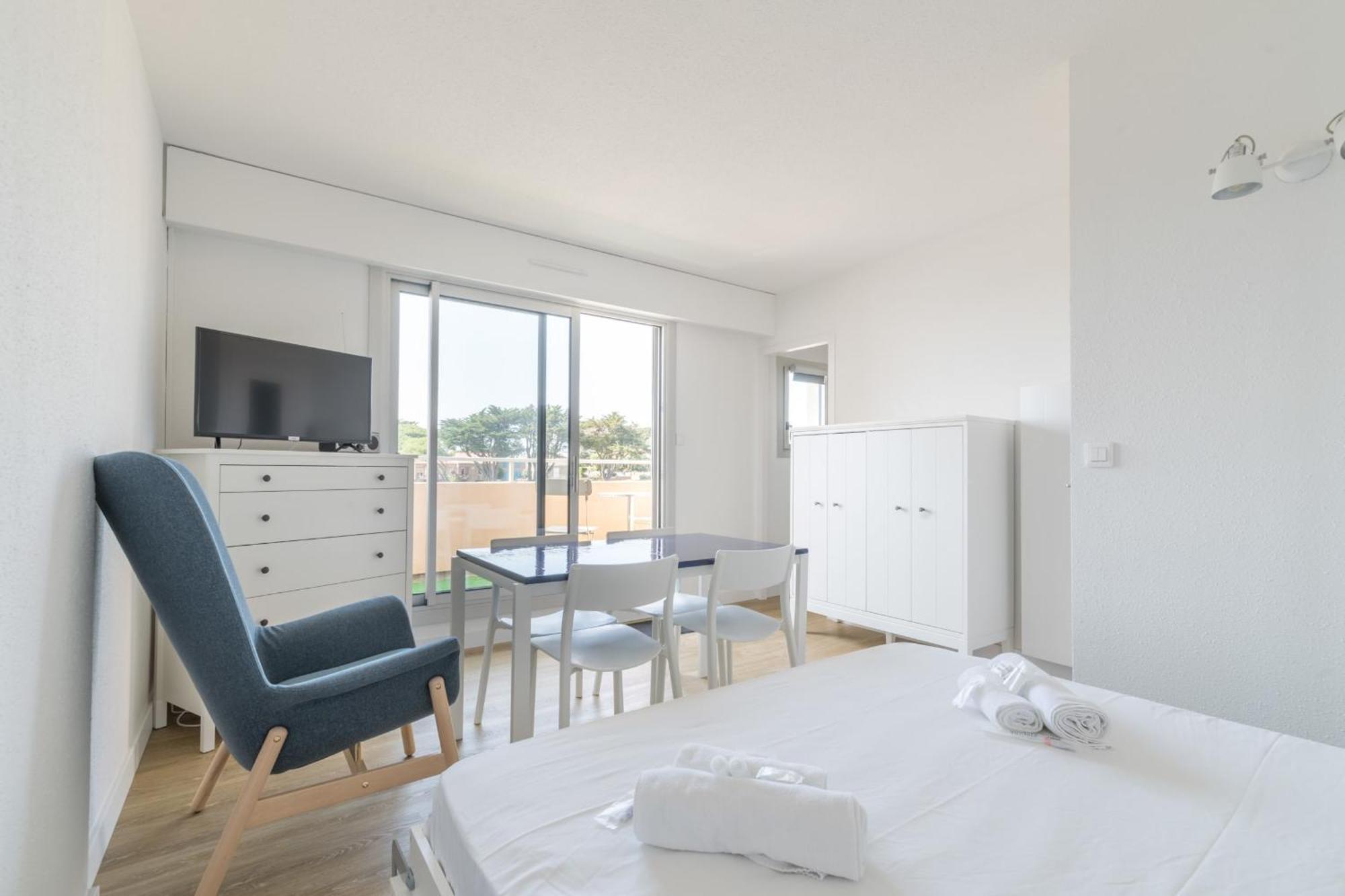 Appartement Studio avec vue imprenable sur la mer à Préfailles Extérieur photo